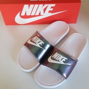 Nike Monochrome Slides Size 10 Womens